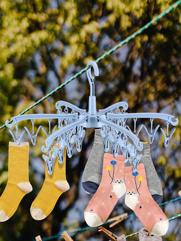 Nuevo tendedero plegable de 24 - Sock Organizer Tray reseña y precio