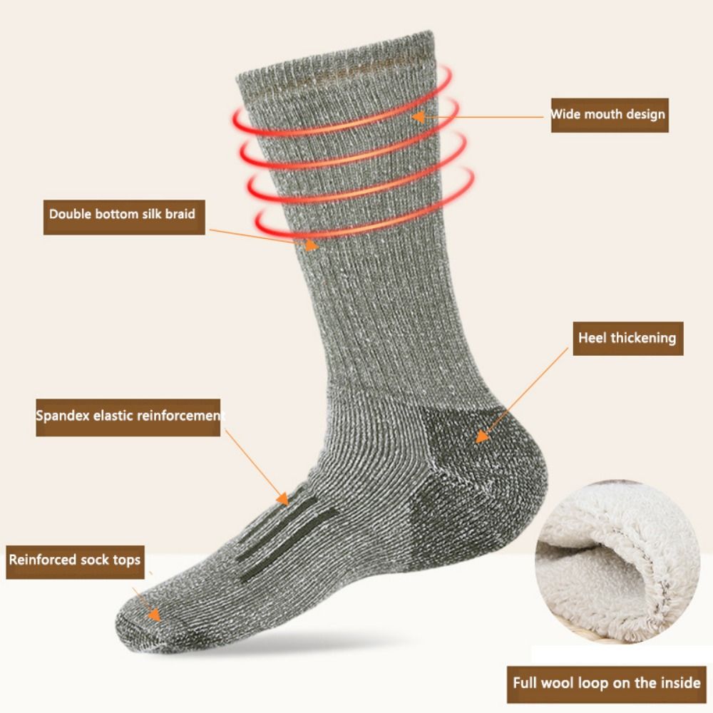 Calcetines de lana merino cómo - Wool Hiking Sock reseña y precio